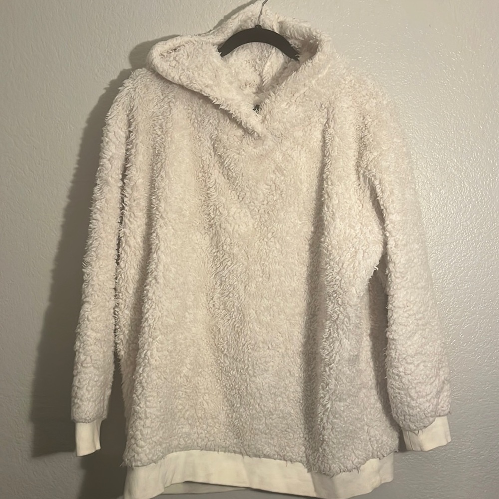 Free press plush hoodie
